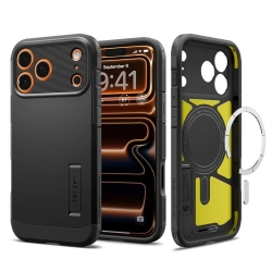 SPIGEN Etui ochronne case na iPhone 17 Pro Tough Armor T MagSafe - czarne