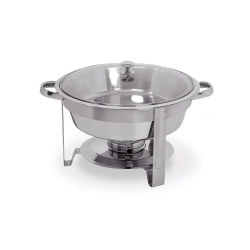 Podgrzewacz do potraw na pastę okrągły stalowy śr. 390mm 3.5l - Hendi