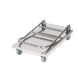 Royal Catering Wózek platformowy składany stalowy HoReCa platforma 70x52cm