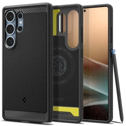 SPIGEN Etui case na Samsung Galaxy S25 Ultra Rugged Armor Mag - czarne