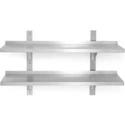 Półka wisząca przestawna podwójna 120cm - Hendi 811733