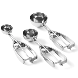 Gałkownica do nakładania lodów Kitchen Line stal nierdzewna 1/24L - Hendi