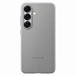 Etui plecki z ekoskóry Samsung KindSuit Case do Samsung Galaxy S25 - szare