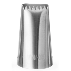 Końcówka tylka do rękawa cukierniczego do dekoracji WSTĄŻKA 16x2mm - HENDI
