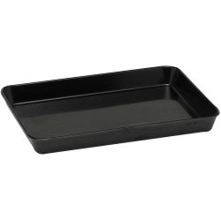 Pojemnik taca na mięso i żywność z melaminy 350x250x40mm czarny - Hendi