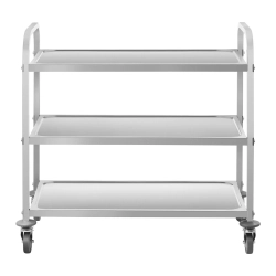 Royal Catering Wózek kelnerski 3-półkowy do 150 kg Stal nierdzewna RCSW-6.2