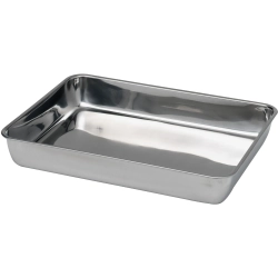 Pojemnik taca na mięso i żywność ze stali chromowej 310x240x48mm - Hendi