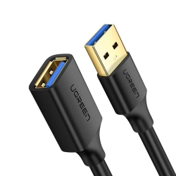 UGREEN Przedłużacz przejściówka kabla USB-A 3.0 5Gb/s 0.5m czarny