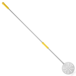 Łopata do obracania pizzy z ruchomym uchwytem perforowana śr.220(H)1700mm