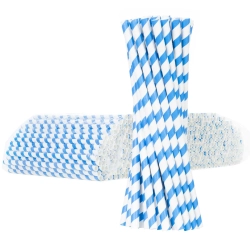 GSG24 Słomki papierowe BIO ekologiczne PAPER STRAWS grube 8/205mm