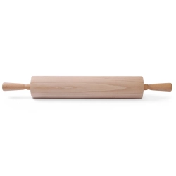 Wałek do ciasta drewniany z łożyskamiu kulkowymi śr. 75mm dł. 395/605mm