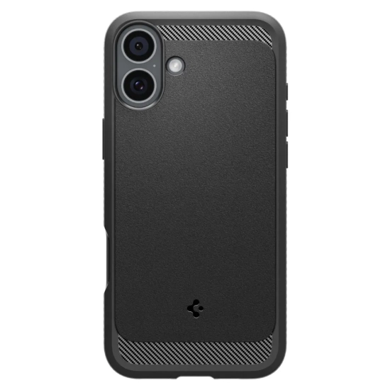 SPIGEN Etui plecki do iPhone 16 Rugged Armor MagSafe - czarne