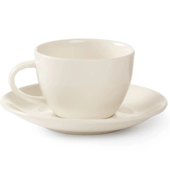Hendi Spodek do filiżanki do kawy espresso z porcelany 80ml śr. 110mm