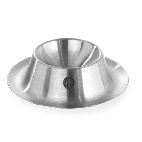 Kieliszek podstawka z rantem do jajka stal nierdzewna zestaw 6szt. - Hendi