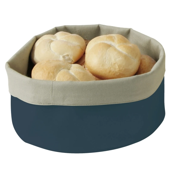 Koszyk worek do pieczywa okrągły śr. 25cm ciemnoniebieski - Hendi 429051