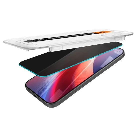 SPIGEN Szkło hartowane na iPhone 16 Pro Glas.tR EZ Fit Privacy - 2 szt.