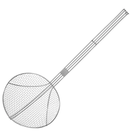 Cedzak sitko do smażenia w głębokim oleju ze stali nierdzewnej śr. 200 mm