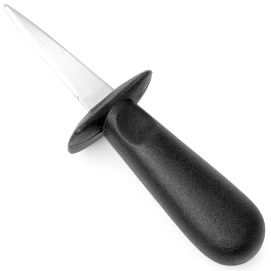 Nóż do otwierania ostryg prosty ze stali nierdzewnej dł. 160 mm - Hendi
