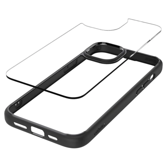 SPIGEN Etui Ultra Hybrid na iPhone 15 czarny mat