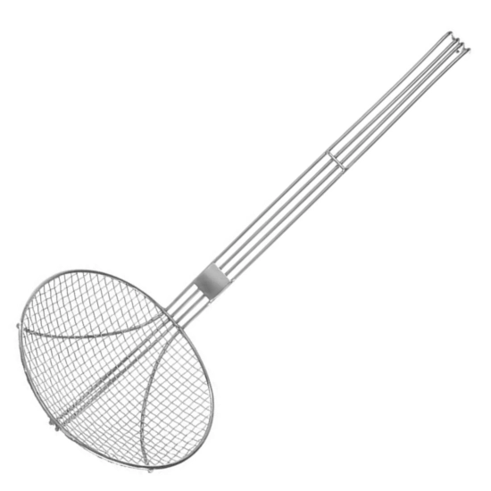 Cedzak sitko do smażenia w głębokim oleju ze stali nierdzewnej śr. 180 mm