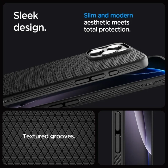 SPIGEN Etui case na iPhone 16 Pro Liquid Air - czarne
