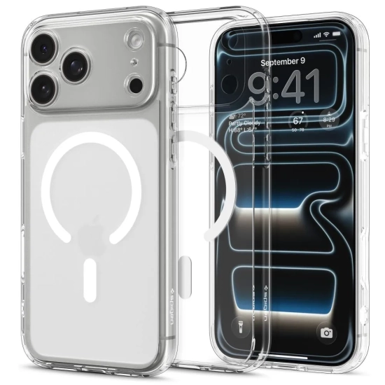 SPIGEN Etui case ochronny na iPhone 17 Pro Ultra Hybrid MagSafe - białe