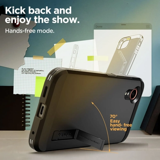SPIGEN Etui pokrowiec na Samsung Galaxy XCover 7 Tough Armor - czarny