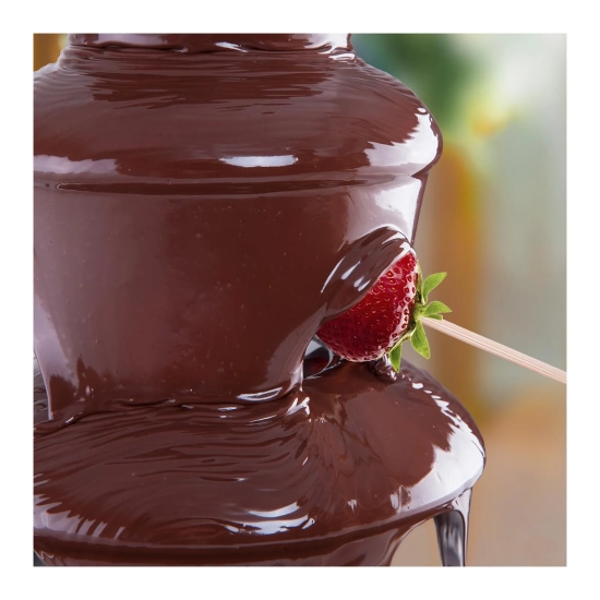Royal Catering Fontanna do FONDUE z czekolady stalowa 4 piętra 230W