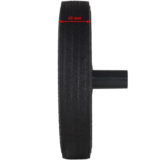 PRO-LINE Koło kółko do kubła kontenera na odpady gumowe śr. 250mm