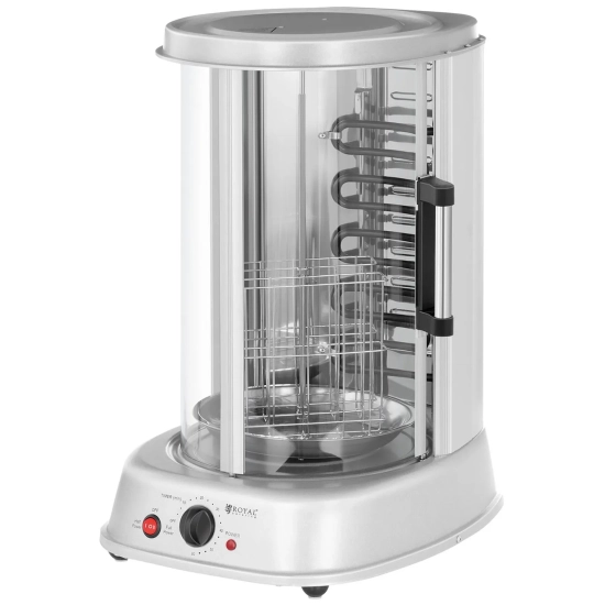 MINI opiekacz grill do kebaba gyrosa ryb warzyw pionowy 4w1 1800W Royal