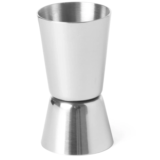 Bar Up Miarka barmańska do alkoholu dwustronna stalowa 25 / 35 ml - Hendi