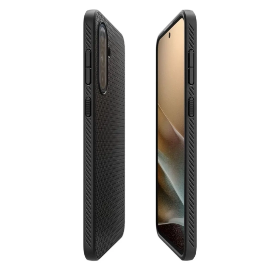 SPIGEN Etui pokrowiec na Samsung Galaxy A36 5G Liquid Air - czarny mat