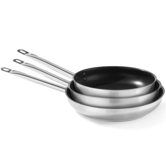Patelnia nieprzywierająca Profi Line bez pokrywki 2 l śr. 240 mm - Hendi