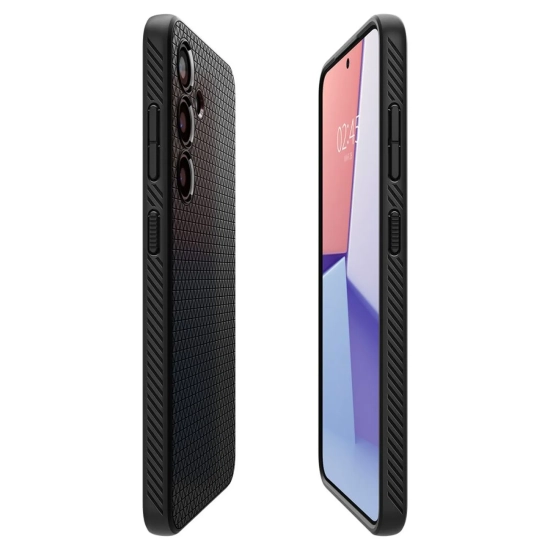 SPIGEN Etui pokrowiec na Samsung Galaxy S24 Liquid Air - czarny mat