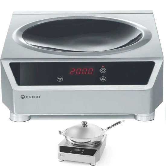 Kuchenka Indukcyjna Wok indukcyjny Profi Line 3500W - Hendi 239766