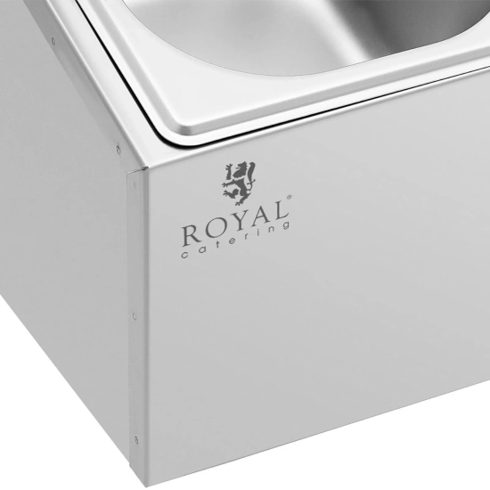 Royal Catering Ekspozytor stojak na pojemniki gastronomiczne 6 x GN 1/6