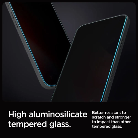 SPIGEN Szkło hartowane na iPhone 16 Pro Glas.tR EZ Fit Privacy - 2 szt.