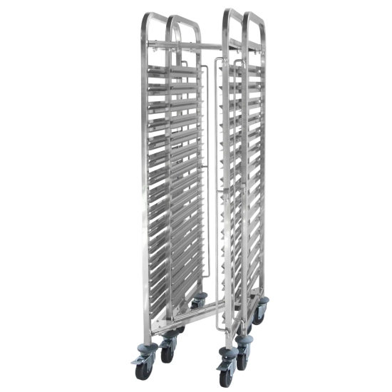 Hendi Wózek stalowy do transportu pojemników i tac GN 15 x GN1/1