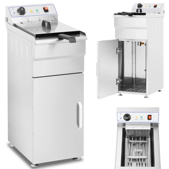 Royal Catering Frytkownica wolnostojąca elektryczna na szafce 400V 10L