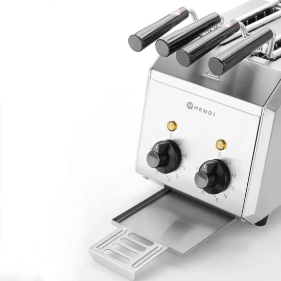 Toster kanapkowy z timerem podwójny 1200W- Hendi 261163