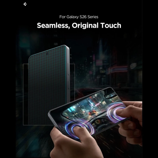 SPIGEN Szkło hartowane na Samsung Galaxy S26+ z aplikatorem Glas.Tr Ez Fit
