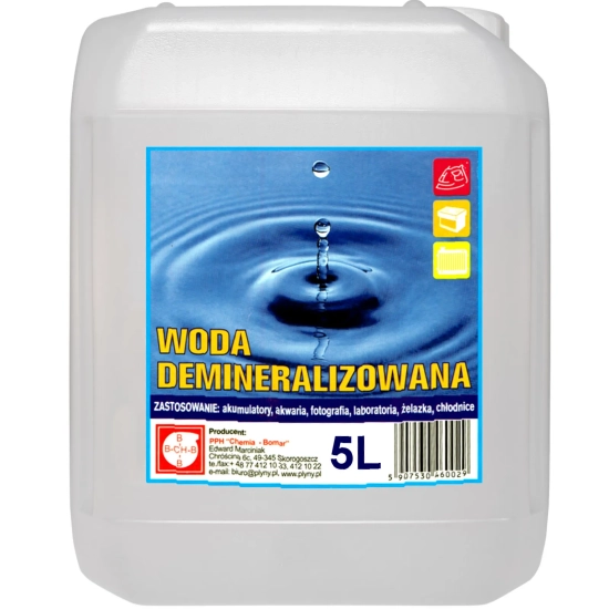 Bomar Woda demineralizowana destylowana 5L