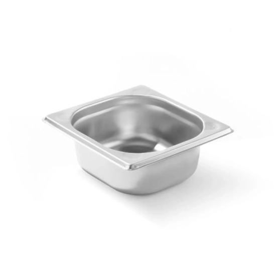 Pojemnik GN 1/6 stalowy Kitchen Line wys. 65 mm - Hendi 806623