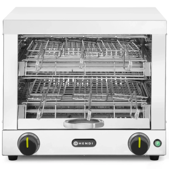 Hendi Toster kanapkowy kwarcowy z 6 klamrami 3000W