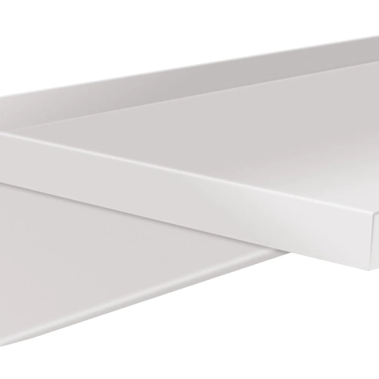 Royal Catering Półka ścienna wisząca kuchenna ze stali do 80 kg 150 x 40 cm