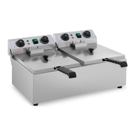 Royal Catering Frytownica nastawna gastronomiczna elektryczna TIMER 230 V