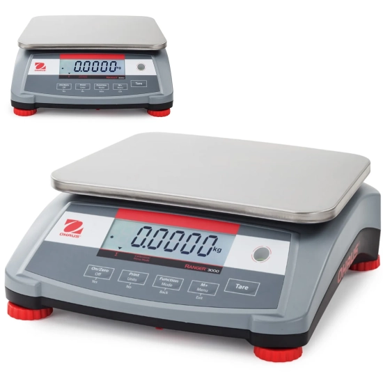 Waga stołowa przemysłowa kompaktowa elektroniczna RANGER 3000 3kg / 0.1g