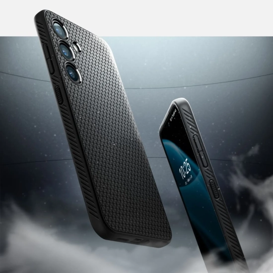 SPIGEN Etui pokrowiec na Samsung Galaxy S24 Liquid Air - czarny mat
