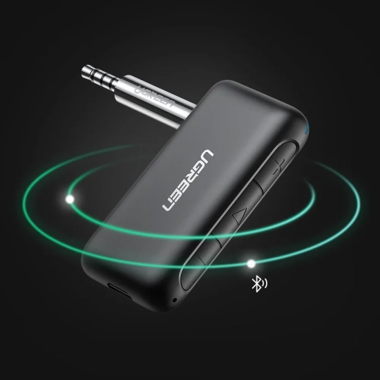UGREEN Odbiornik dźwięku audio do samochodu Bluetooth 5.0 AUX mini jack