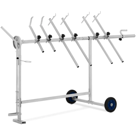 MSW Stojak wózek lakierniczy obrotowy 360 do 90 kg 6 ramion STANDARD